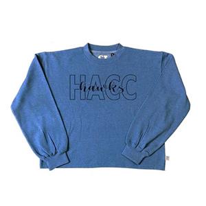 HACC HAWKS CREWNECK SWEATSHIRT -  lakeblue